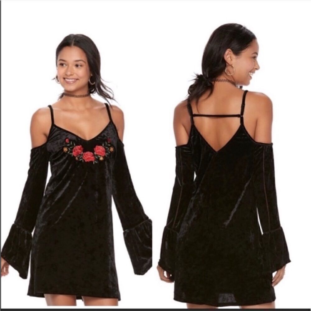 ‎Disney Black Velvet Coco Dress Size S